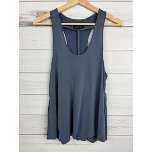Mustard‎ Seed Blue Scoop Neck Cutout Racerback Tank Top Size Large